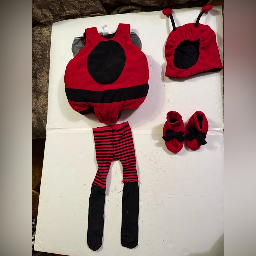 The Children's Place Red and Black Bug Costume